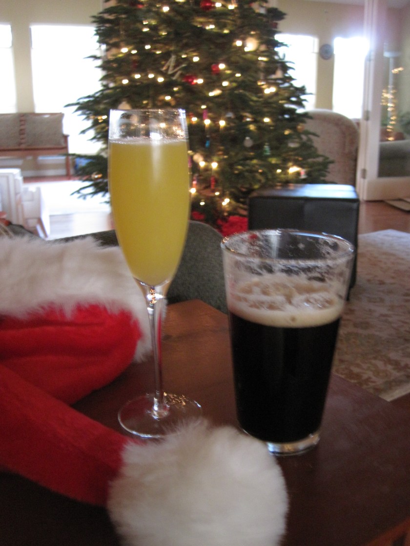 His & hers Christmas libations.
